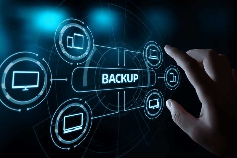 Server backup data recovery service